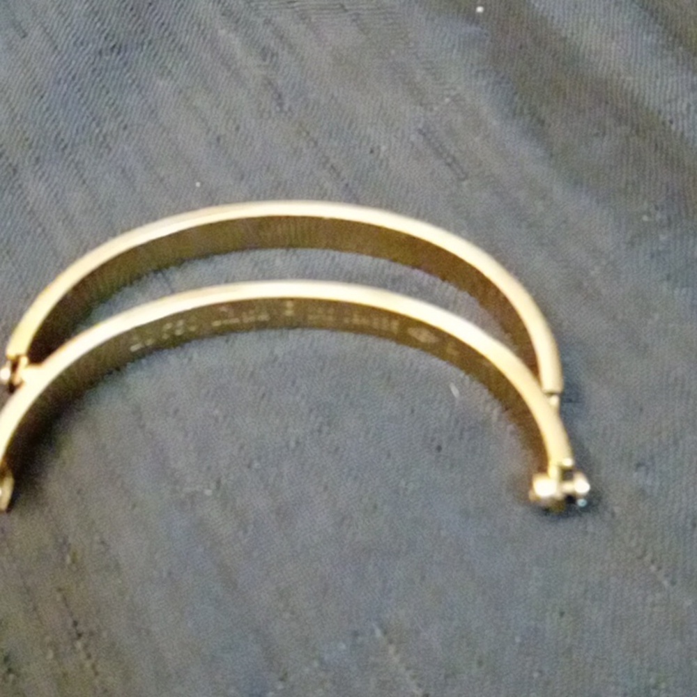 Rose Gold-Tone Screw Motif Bracelet - Picture 7 of 9